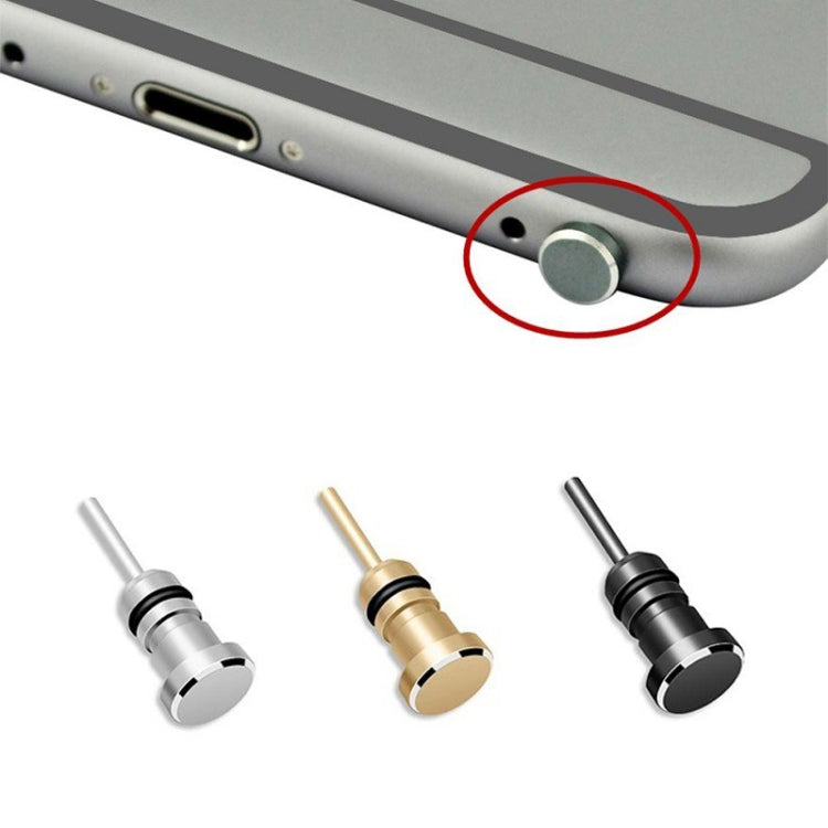 3.5mm Universal Metal Dust Plug Headset Plug Card Needle(Silver) - Anti-dust & Ear Caps by buy2fix | Online Shopping UK | buy2fix