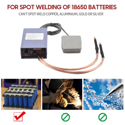 Portable 18650 Battery Spot Welder 5000W High Power Handheld Spot Welding Machine, Style: Footswitch Version EU Plug - Others by buy2fix | Online Shopping UK | buy2fix