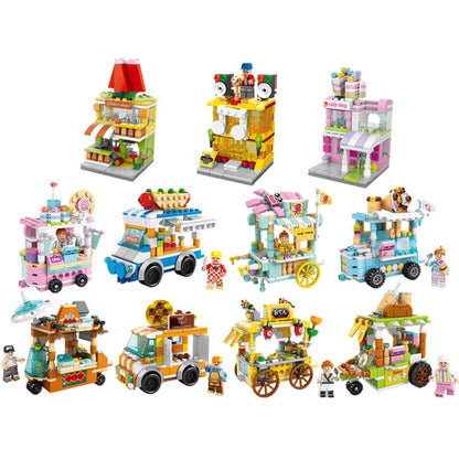 LELE BROTHER Children Assembling Mini City Street Scene Building Blocks, Style: 8613-8 Dessert Car - Building Blocks by LELE BROTHER | Online Shopping UK | buy2fix