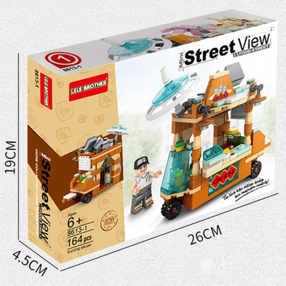 LELE BROTHER Children Assembling Mini City Street Scene Building Blocks, Style: 8537-7 Audiovisual Store - Building Blocks by LELE BROTHER | Online Shopping UK | buy2fix