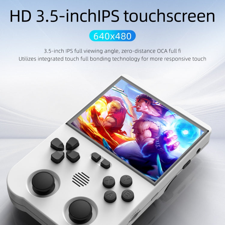 AMPOWN XU10 Handheld Game Console 3.5-Inch IPS Screen Linux System Portable Video Arcade 128G(Grey) - Pocket Console by AMPOWN | Online Shopping UK | buy2fix
