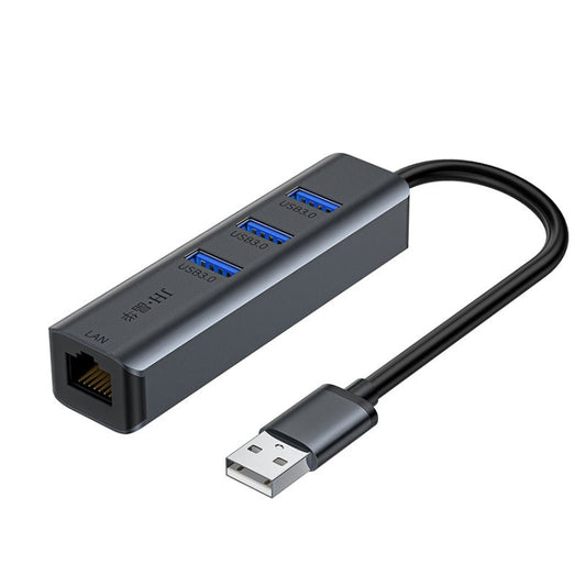 JINGHUA N866 Gigabit LAN Converter For Computer External Driverless Network Card, Specification: USB3.0 Four Port - USB Network Adapter by JINGHUA | Online Shopping UK | buy2fix