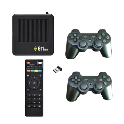 G11 PRO Game Machine TV Box Dual System HDMI HD 4K Retro Arcade, Style: 64G+Charging Handle - Pocket Console by buy2fix | Online Shopping UK | buy2fix