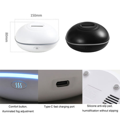 SD13 200ML Car USB Flame Aromatherapy Diffuser Home LED Night Light Silent Mist Humidifier(White) - Air Purifiers & Accessories by buy2fix | Online Shopping UK | buy2fix