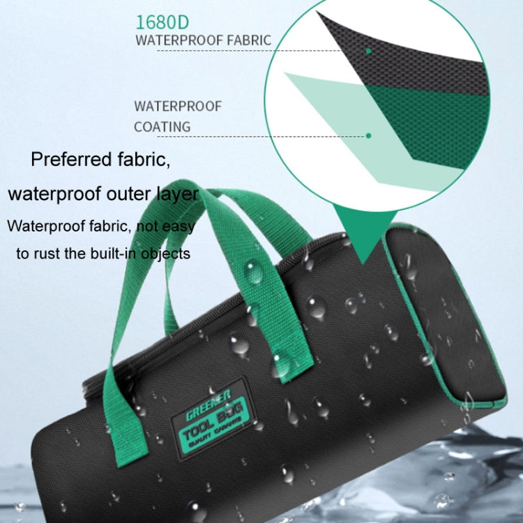 GREENER Fishing Toolkit Waterproof Thickened Oxford Fabric Storage Bag Canvas Handbag, Specification: Large Single Layer - Storage Bags & Boxes by GREENER | Online Shopping UK | buy2fix