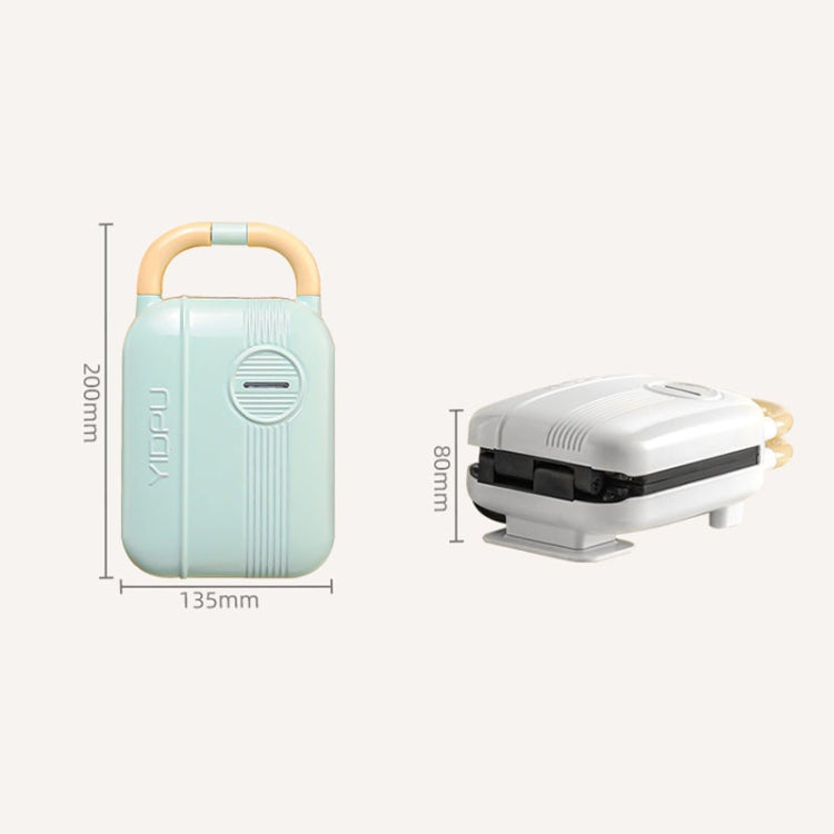 2 In 1 YIDPU Multifunctional Family Breakfast Maker Light Diet Sandwich Waffle Baker, CN Plug(Green) - Bulit-in Ovens & Accessories by YIDPU | Online Shopping UK | buy2fix