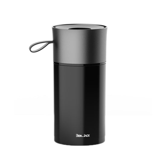 BEN.JACK Cylindrical Car Water Cup Holder Tissue Box(Black Gray) - Stowing Tidying by BEN.JACK | Online Shopping UK | buy2fix