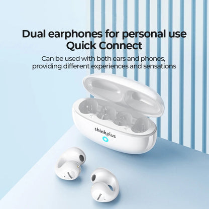 Lenovo Thinkplus XT83 II Running Sports Clip-On Wireless Bluetooth Earphones(White) - Bluetooth Earphone by Lenovo | Online Shopping UK | buy2fix