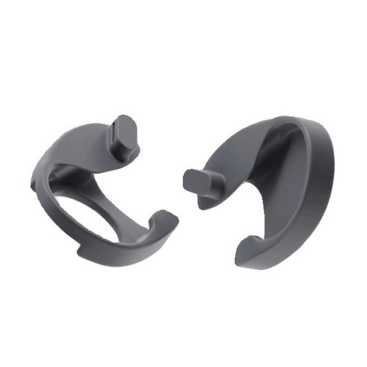 For Apple Vision Pro 1pair Dual Headwear Strap Buckle Knitting Use Accessories(Black) - VR Accessories by buy2fix | Online Shopping UK | buy2fix