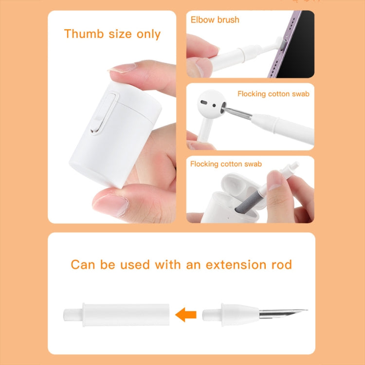 Q5D Mini Portable Bluetooth Headset Mobile Phone Cleaning Pen Multifunctional Cleaning Stick(White) - Other Accessories by buy2fix | Online Shopping UK | buy2fix