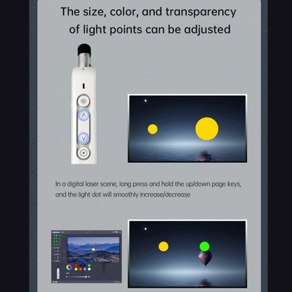 ASING A31 Multi-Functional Presentation Remote With Telescopic Teaching Rod Designed For Touch Screen -  by ASING | Online Shopping UK | buy2fix