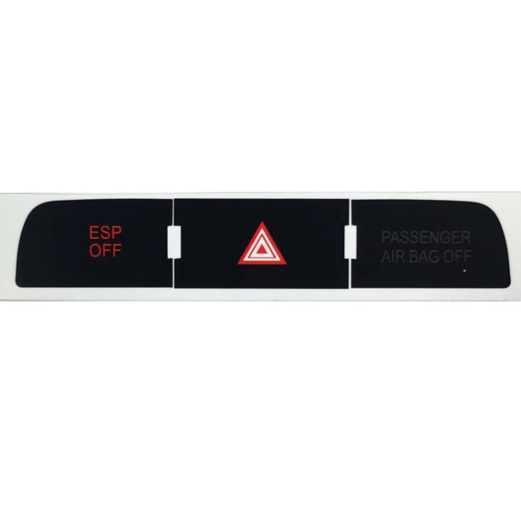 For Audi Q7 Emergency/Double Flash Button Repair Sticker - Decorative Sticker by buy2fix | Online Shopping UK | buy2fix