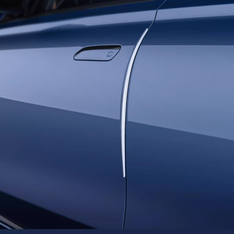 HAOCAI 40cm Car Door Anti-collision Strip Door Edge Bumper Protector, Color: 4pcs Black - Anti Collision Sticker by HAOCAI | Online Shopping UK | buy2fix