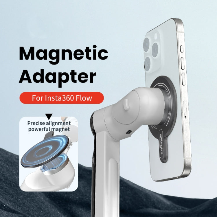 For Insta360 Flow aMagisn Gimbal Magnetic Adapter MagSafe Sports Camera Accessories - Others by aMagisn | Online Shopping UK | buy2fix