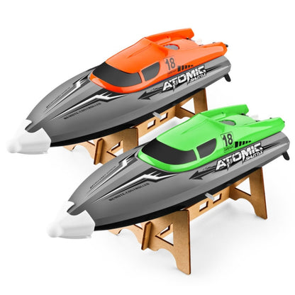 EB02 2.4G Wireless RC Boat Circulating Water-Cooled High-Speed Speedboat Racing Boat Model Toy(Green) - RC Boats by buy2fix | Online Shopping UK | buy2fix