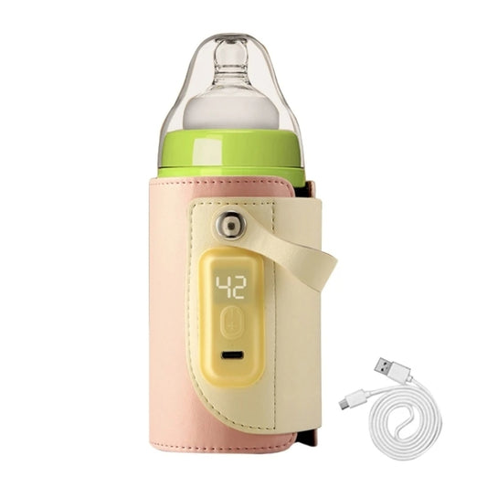 Baby Bottle Warmer Cover Outdoor Portable Milk Water Heater(Pink) - Baby Care by buy2fix | Online Shopping UK | buy2fix