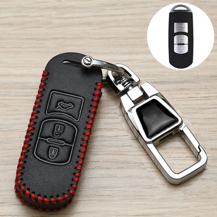 For Mazda Car Key Mover Multifunctional Keychain Anti-lost Number Plate(B) - Car Key Cases by buy2fix | Online Shopping UK | buy2fix