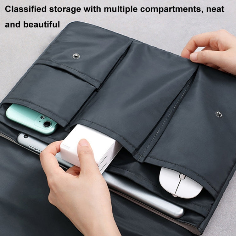 Multi-layer Waterproof and Shock-absorbing Laptop Sleeve Laptop Storage Bag, Size: 15 inch(Black) - 15 inch by buy2fix | Online Shopping UK | buy2fix