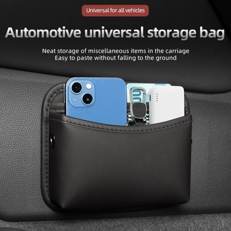 Adhesive Multifunctional Storage Bag for Car Center Console(Red) - Stowing Tidying by buy2fix | Online Shopping UK | buy2fix