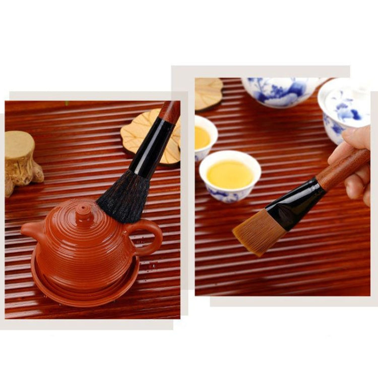 KAMJOVE Tea Tray Cleaning Brush Solid Wooden Tea Tools Brush, Style: C - Tea Clips by KAMJOVE | Online Shopping UK | buy2fix