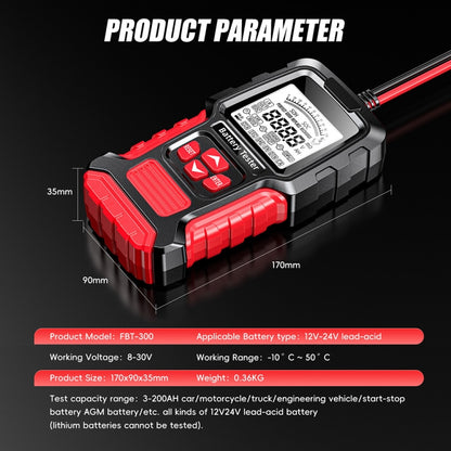 FOXSUR Automobile Motorcycle Battery Voltage Capacity Tester - Battery Charger by FOXSUR | Online Shopping UK | buy2fix