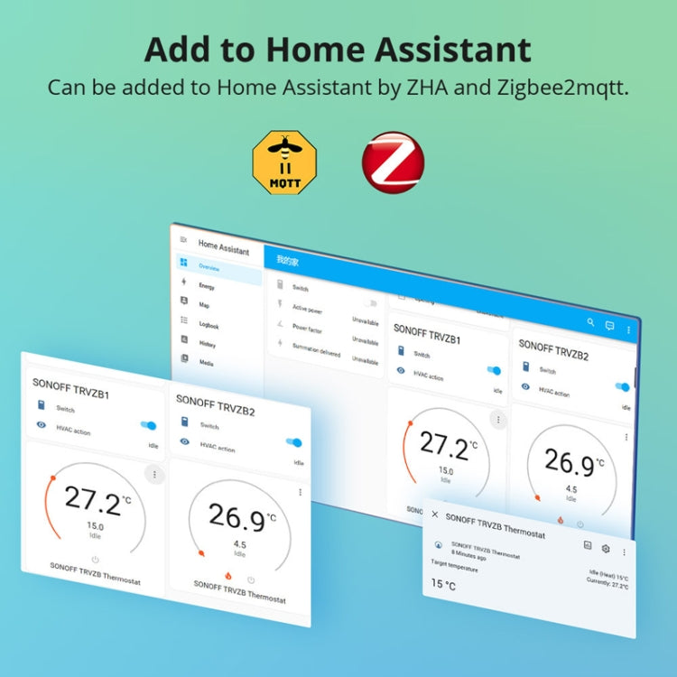 SONOFF TRVZB Zigbee Temperature Control Valve Intelligent Heating Anti-freezing APP Remote Control - Other Accessories by SONOFF | Online Shopping UK | buy2fix