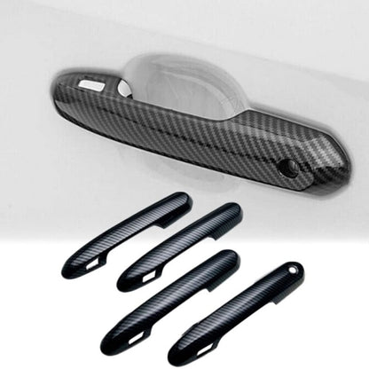 For 2023 Toyota Crown Right-hand Drive Door Handle Protection Cover Decoration(Black) - Decorative Strip by buy2fix | Online Shopping UK | buy2fix