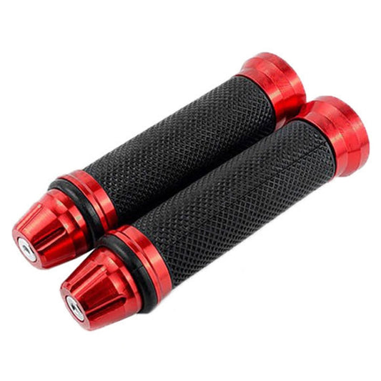 1pair 22mm Motorcycle Universal Handlebar Rubber Cover Oiler CNC Modified Handlebar Grips(Red) - Grips by buy2fix | Online Shopping UK | buy2fix