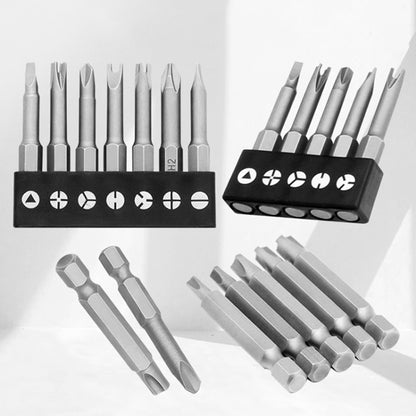 5pcs / Set Triangular Plum Blossom Chrome Vanadium Steel Bit Set Appliance Repair Electrical Drill Accessories With Magnetic - Drill & Drill Bits by buy2fix | Online Shopping UK | buy2fix