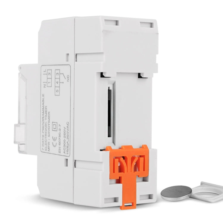 SINOTIMER TM919H-2 220V 16A DIN Rail 4 Pins Voltage Output Digital Switch Timer Automatic Cycle Timing Controller - Switch by SINOTIMER | Online Shopping UK | buy2fix