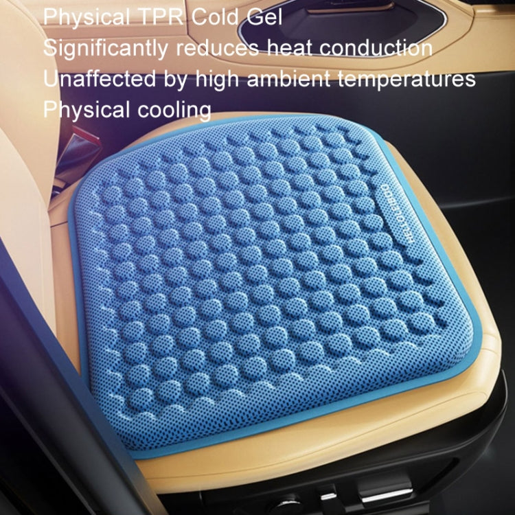 HELLOLEIBOO Car Gel Ice Cushion Four Seasons Universal Breathable Seat Cushion, Color: Gray - Seat Accessories by HELLOLEIBOO | Online Shopping UK | buy2fix