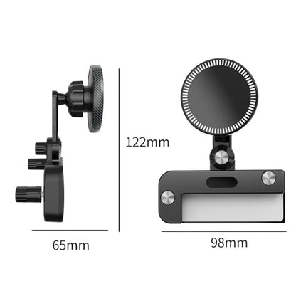 For Tesla Model 3/Y Car Magnetic Phone Holder Rotatable Car Navigation Mount, Style: Round - Car Holders by buy2fix | Online Shopping UK | buy2fix