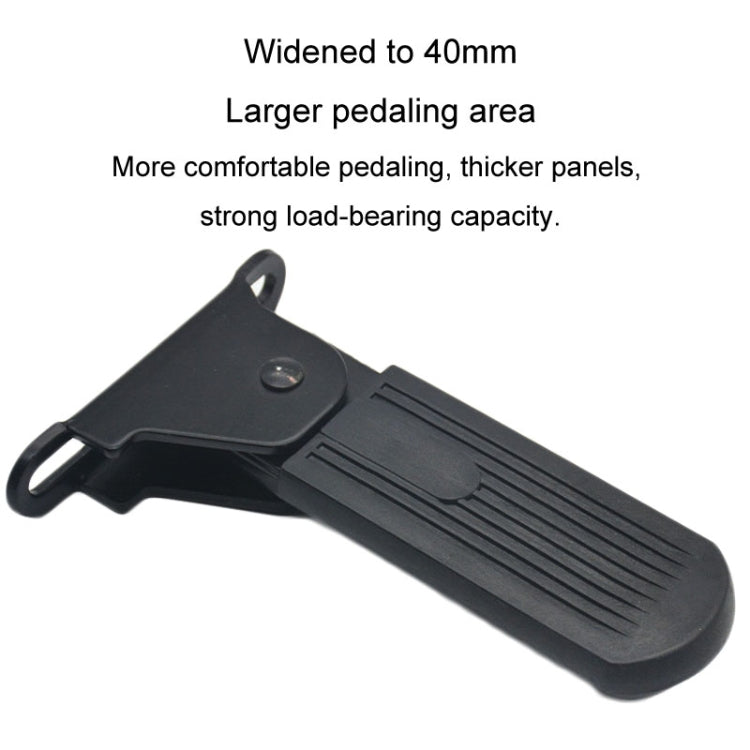 Electric Vehicle Folding Front Footrest Electric Moped Front Pedal, Model: 5cm Nylon - Others by buy2fix | Online Shopping UK | buy2fix