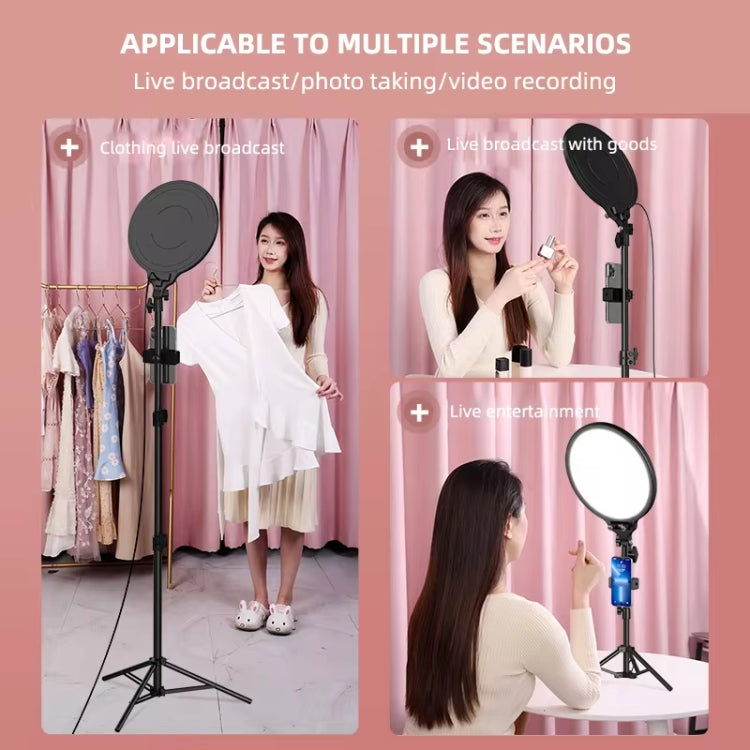 10.2 Inch Full-Screen Selfie Ring Light Tripod Set for Live Stream, Spec: 55cm Bracket - Selfie Light by buy2fix | Online Shopping UK | buy2fix