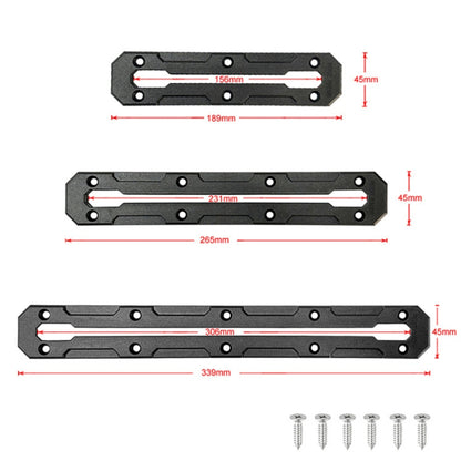 Canoe Paddle Fishing Rod Holder Rail Bracket Kayak Accessories, Specification: 6 Inch Rail - Marine Accessories & Parts by buy2fix | Online Shopping UK | buy2fix