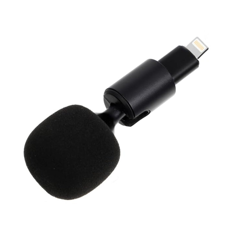 Mobile Phone Live Broadcast Microphone, Style: 8Pin Straight Head (Sponge Cover) - Microphone by buy2fix | Online Shopping UK | buy2fix