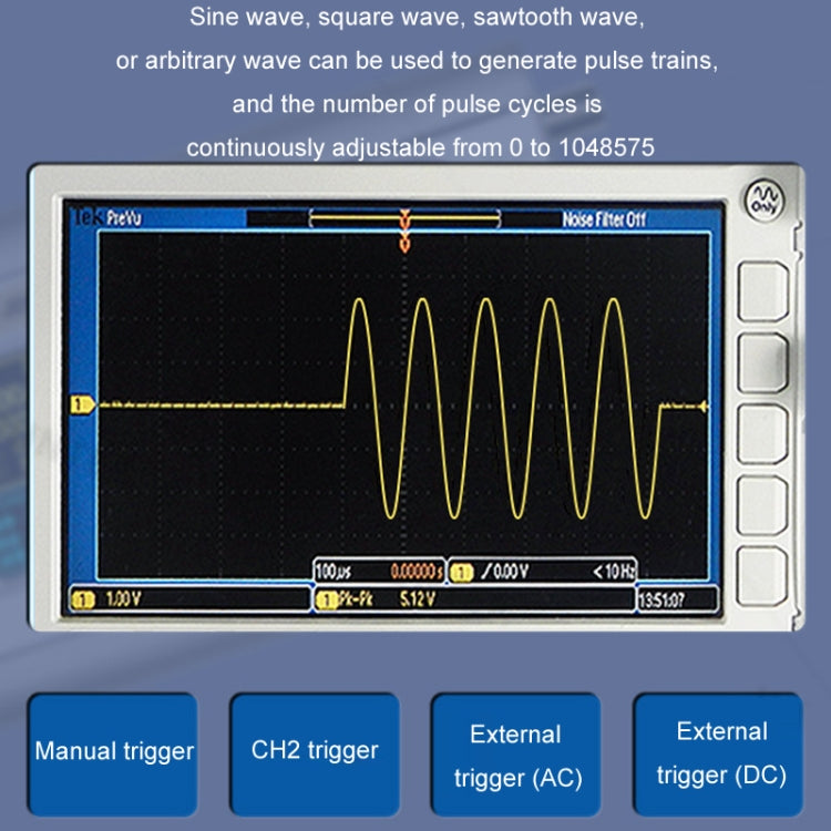 JUNTEK Programmable Dual-Channel DDS Function Arbitrary Waveform Signal Generator, Frequency: 15MHz(US Plug) - Other Tester Tool by buy2fix | Online Shopping UK | buy2fix