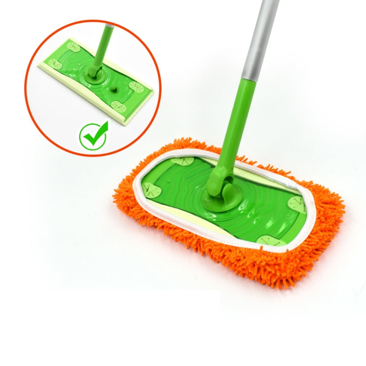 For Swiffer Sweeper and Other 10-inch Flat Mop Replacement Pads Coral Fleece Green - Handheld Cleaner & Mops by buy2fix | Online Shopping UK | buy2fix