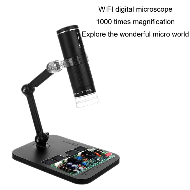 1000x HD WiFi Digital Electron Microscope(Folding Type) - Digital Microscope by buy2fix | Online Shopping UK | buy2fix