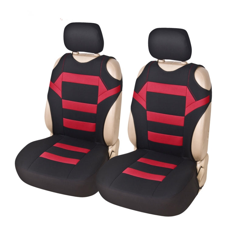 Car Vest Style Double Front Seat Interior Seat Cover(Red) - Seat Accessories by buy2fix | Online Shopping UK | buy2fix