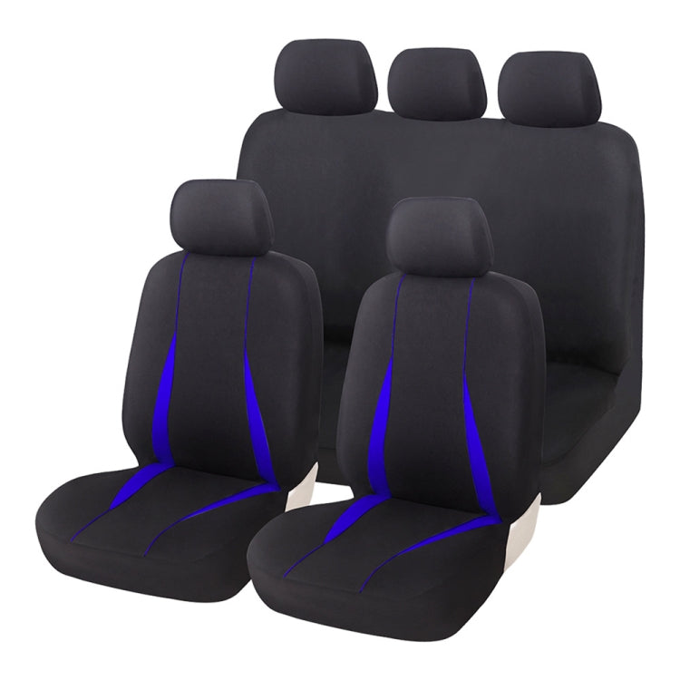 Cars All Seasons Universal All-Inclusive Fabric Seat Cover(33055 Blue) - Seat Accessories by buy2fix | Online Shopping UK | buy2fix