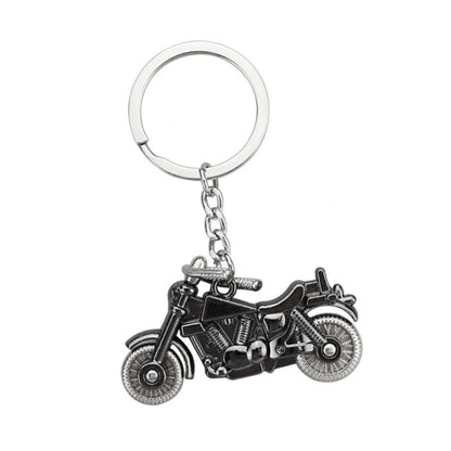 Simulation Cool Motorcycle Keychain Metal Decoration Pendant, Style: X-1425 Black - Key Rings by buy2fix | Online Shopping UK | buy2fix