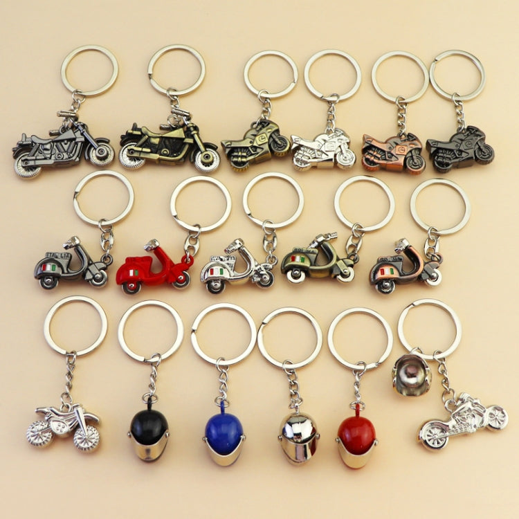 Simulation Cool Motorcycle Keychain Metal Decoration Pendant, Style: X-1425 Black - Key Rings by buy2fix | Online Shopping UK | buy2fix