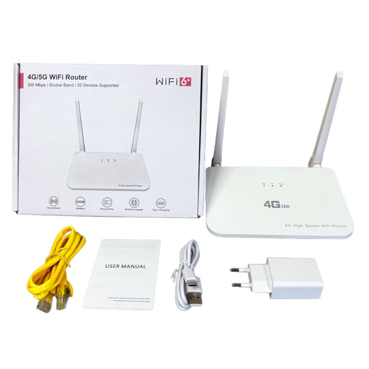 Asian Version 4G CPE Wireless Plug-In Mobile Routing WiFi6 Wire Hotspot, EU Plug - Wireless Routers by buy2fix | Online Shopping UK | buy2fix