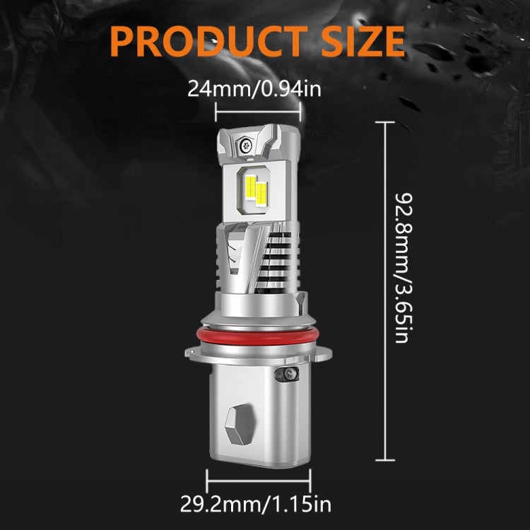 Car Universal Direct Plug LED Headlight Retrofit Bulb With Fan, Specifications: 9004/9007 - LED Headlamps by buy2fix | Online Shopping UK | buy2fix