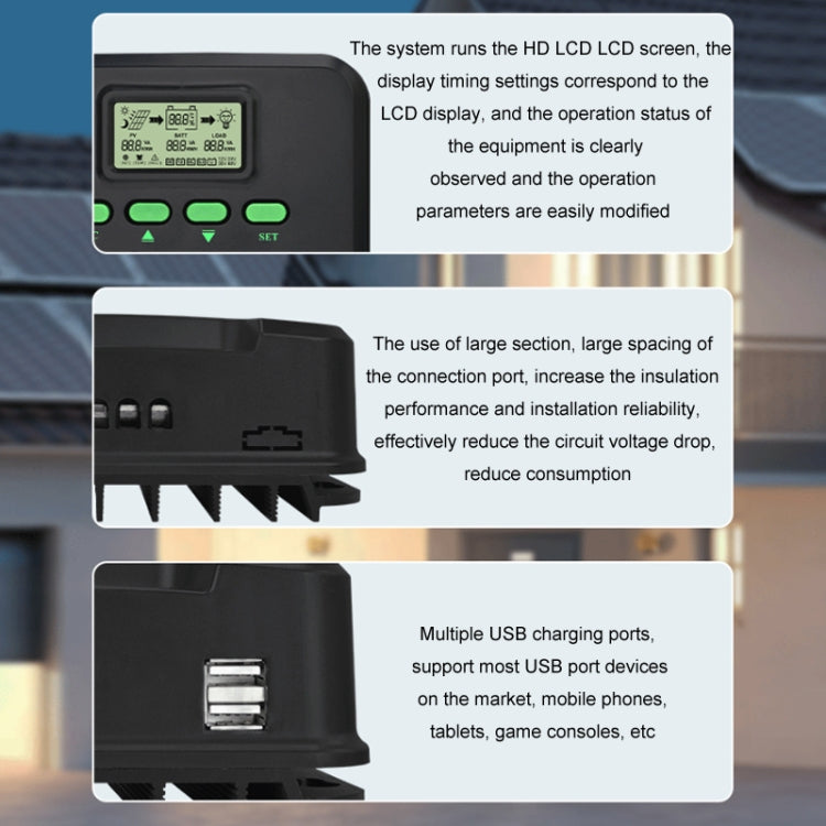 12V/24V 20A MPPT Smart Solar Charge Controller, Model: CM-D20 - Others by buy2fix | Online Shopping UK | buy2fix