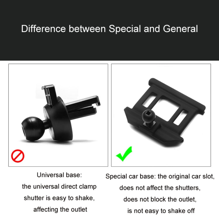 For Audi Car Mobile Phone Holder Mounting Base, Model: 14-20 A3 - Special Car Holders by buy2fix | Online Shopping UK | buy2fix