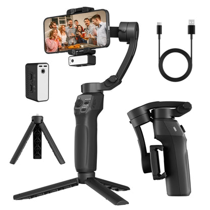 Three-Axis Anti-Shake Smart Gimbal Handheld Stabiliser With Face Follow Shot(Black) - Handheld Gimbals by buy2fix | Online Shopping UK | buy2fix