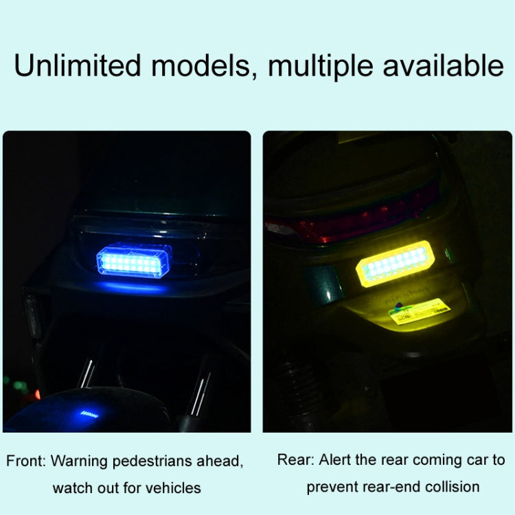 Solar Car Warning Double-Row Flashing Lights, Color: Red Blue - Warning Lights by buy2fix | Online Shopping UK | buy2fix