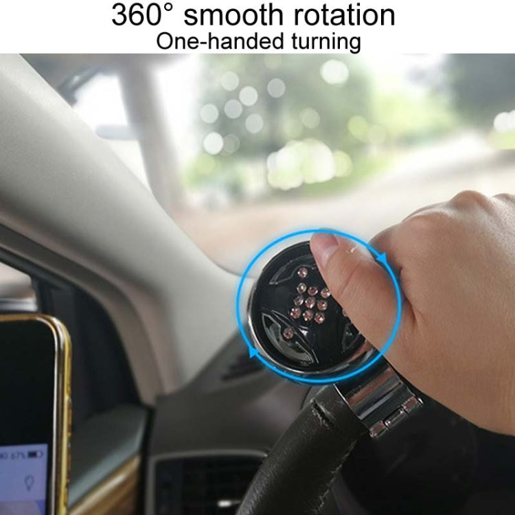 Car Steering Wheel Foldable Ball Bearing Turning Booster, Style: Carbon Fiber Pattern - Steering Wheel Accessories by buy2fix | Online Shopping UK | buy2fix